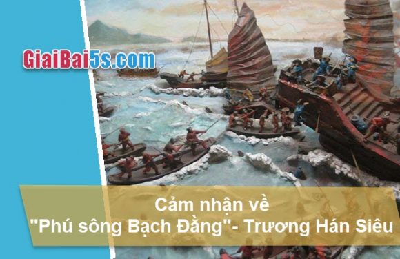 Đề 31 – Cảm nhận của em về “Phú sông Bạch Đằng” của Trương Hán Siêu