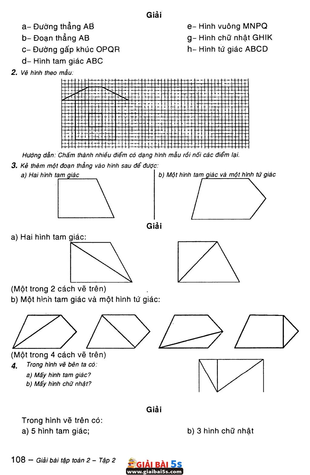 Bài 163: Ôn tập về hình học